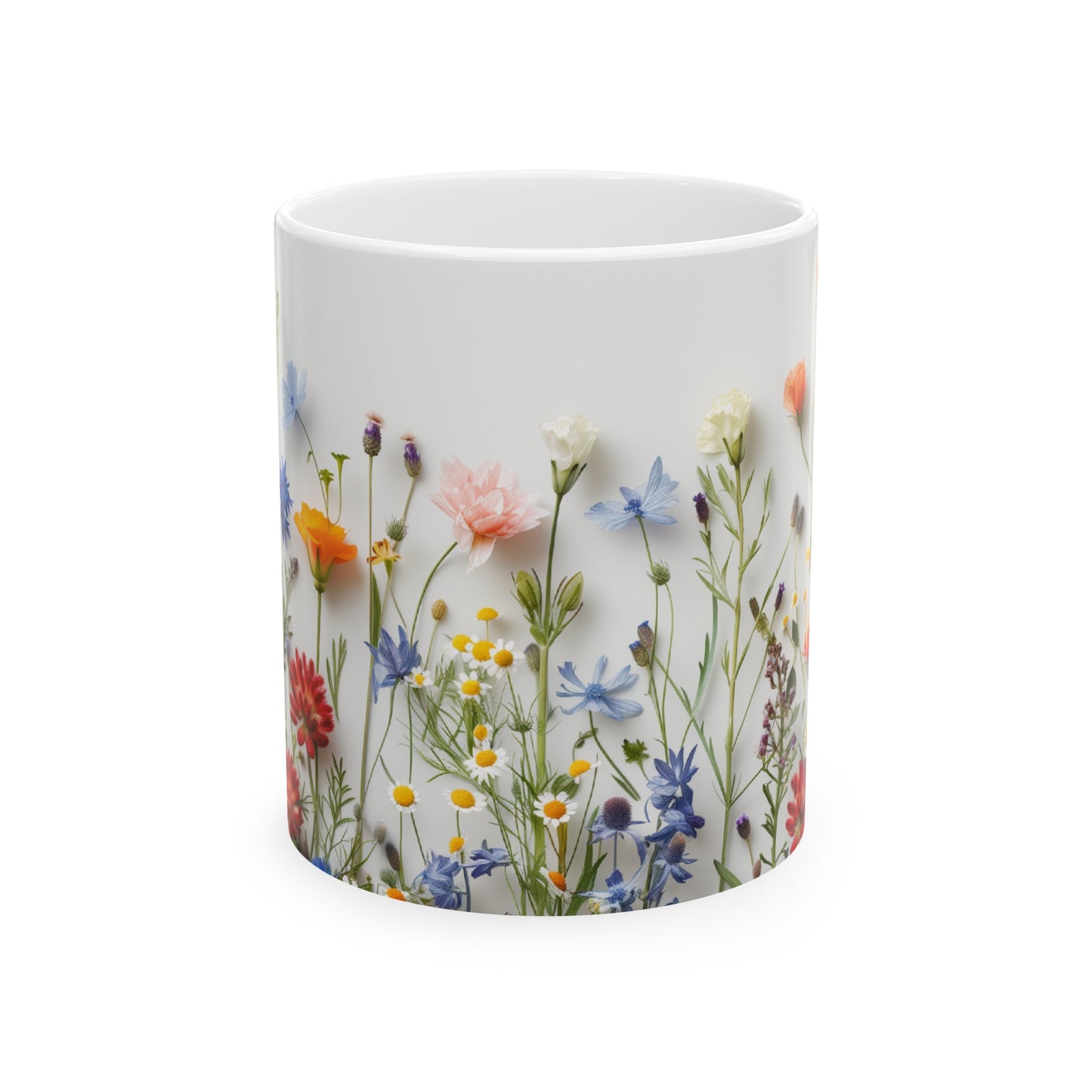 Wild Flowers 1 - Ceramic Mug, (11oz, 15oz)