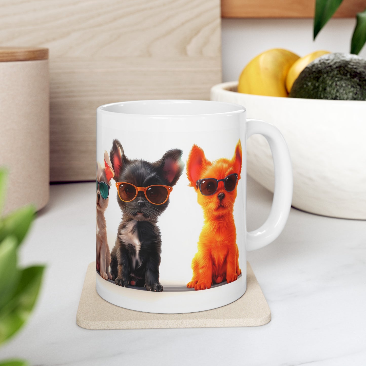 Puppies 1 - Ceramic Mug, (11oz, 15oz)