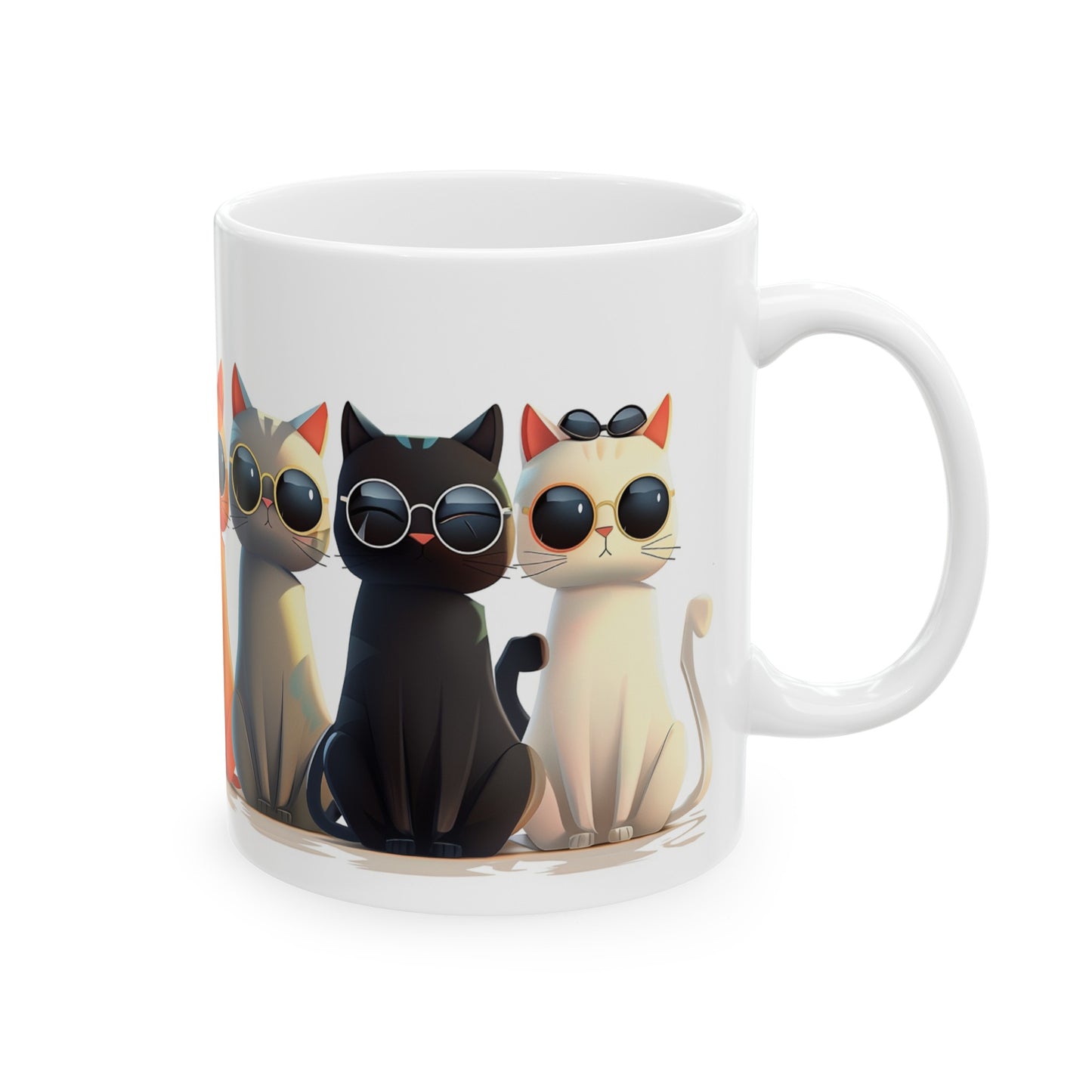 Cats 1 - Ceramic Mug, (11oz, 15oz)