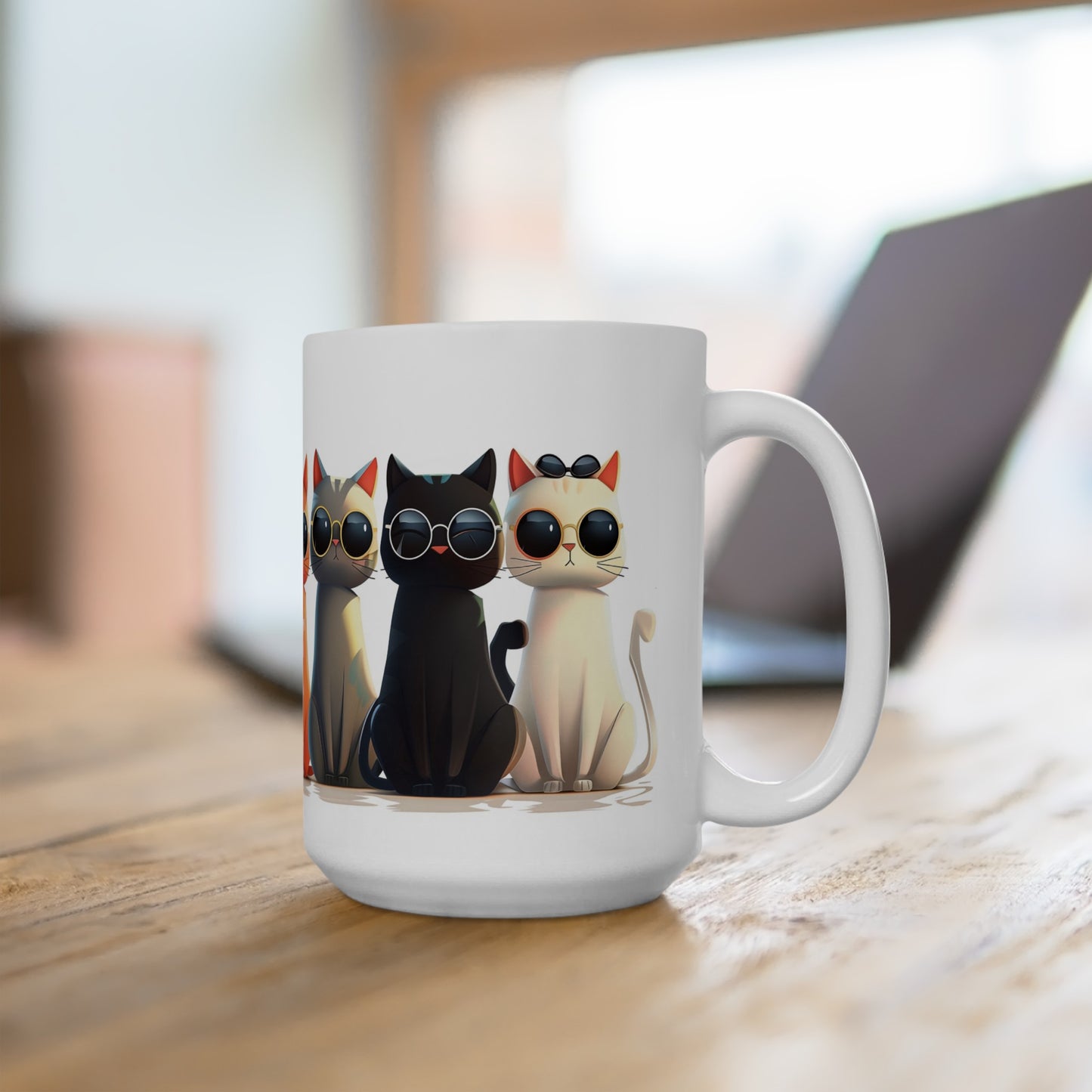 Cats 1 - Ceramic Mug, (11oz, 15oz)