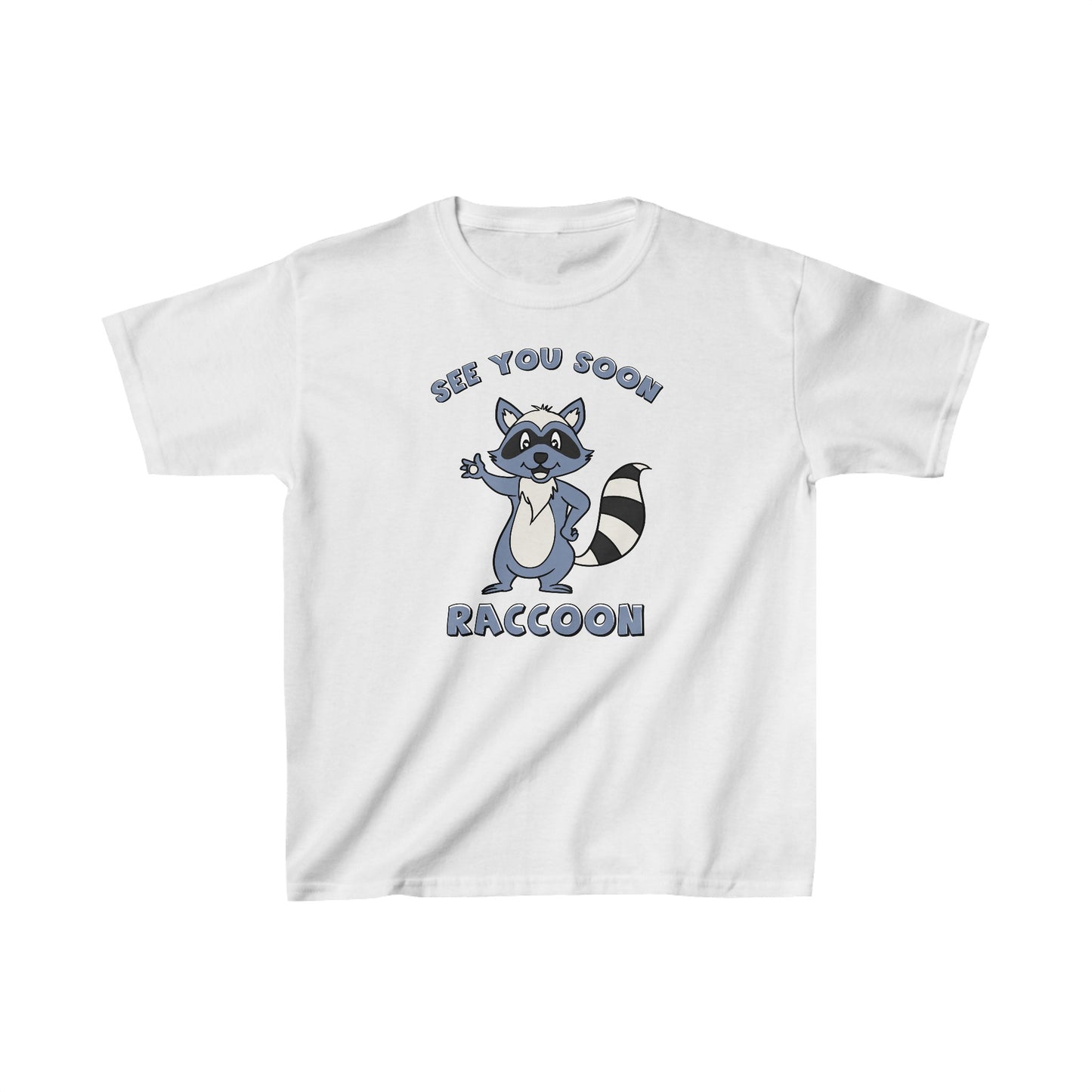"See You Soon Raccoon" - Kids Heavy Cotton™ Tee