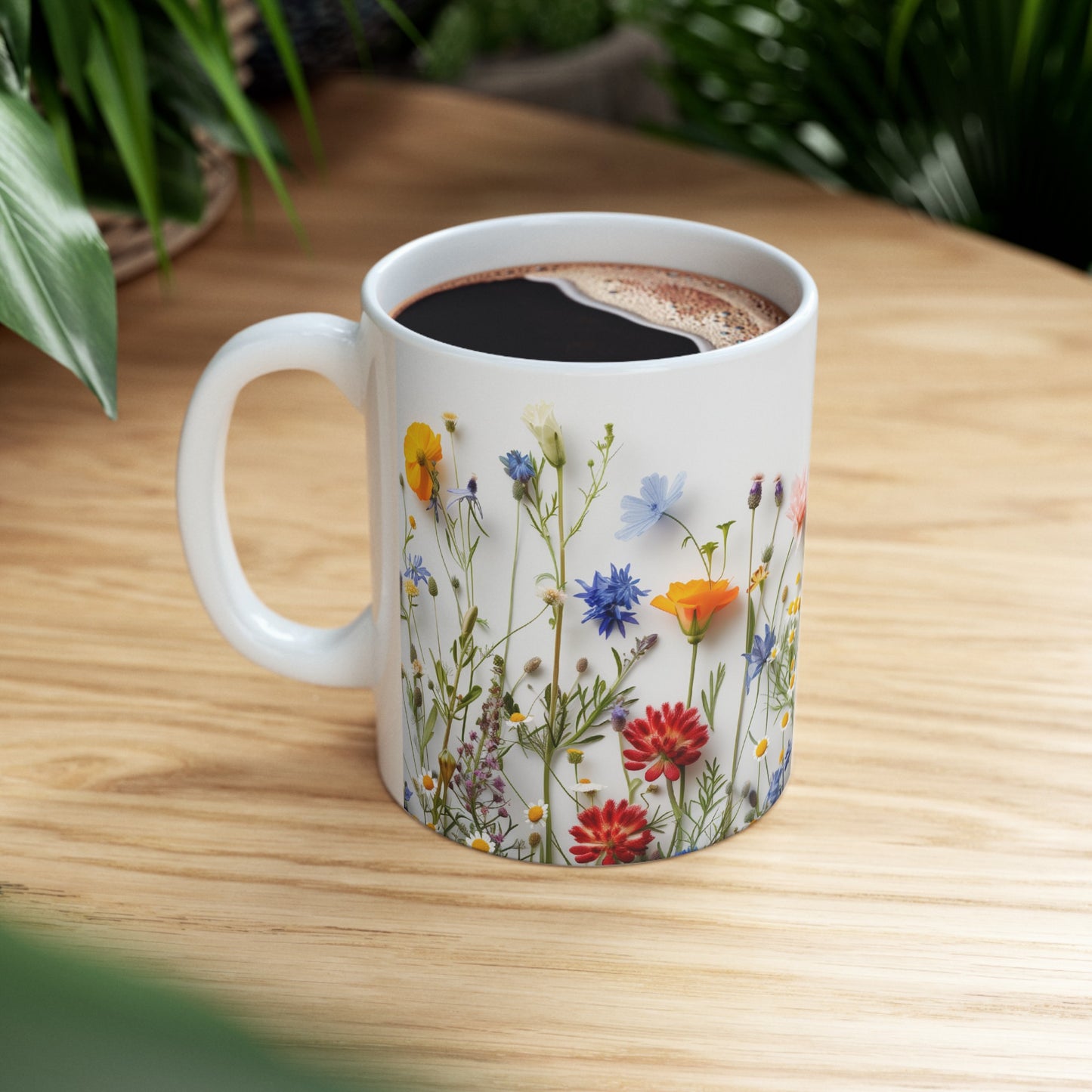 Wild Flowers 1 - Ceramic Mug, (11oz, 15oz)