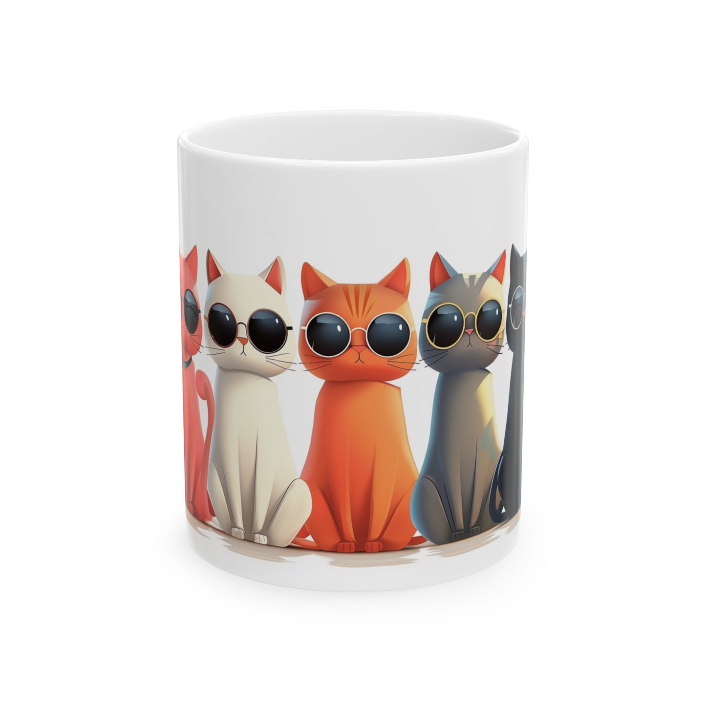 Cats 1 - Ceramic Mug, (11oz, 15oz)