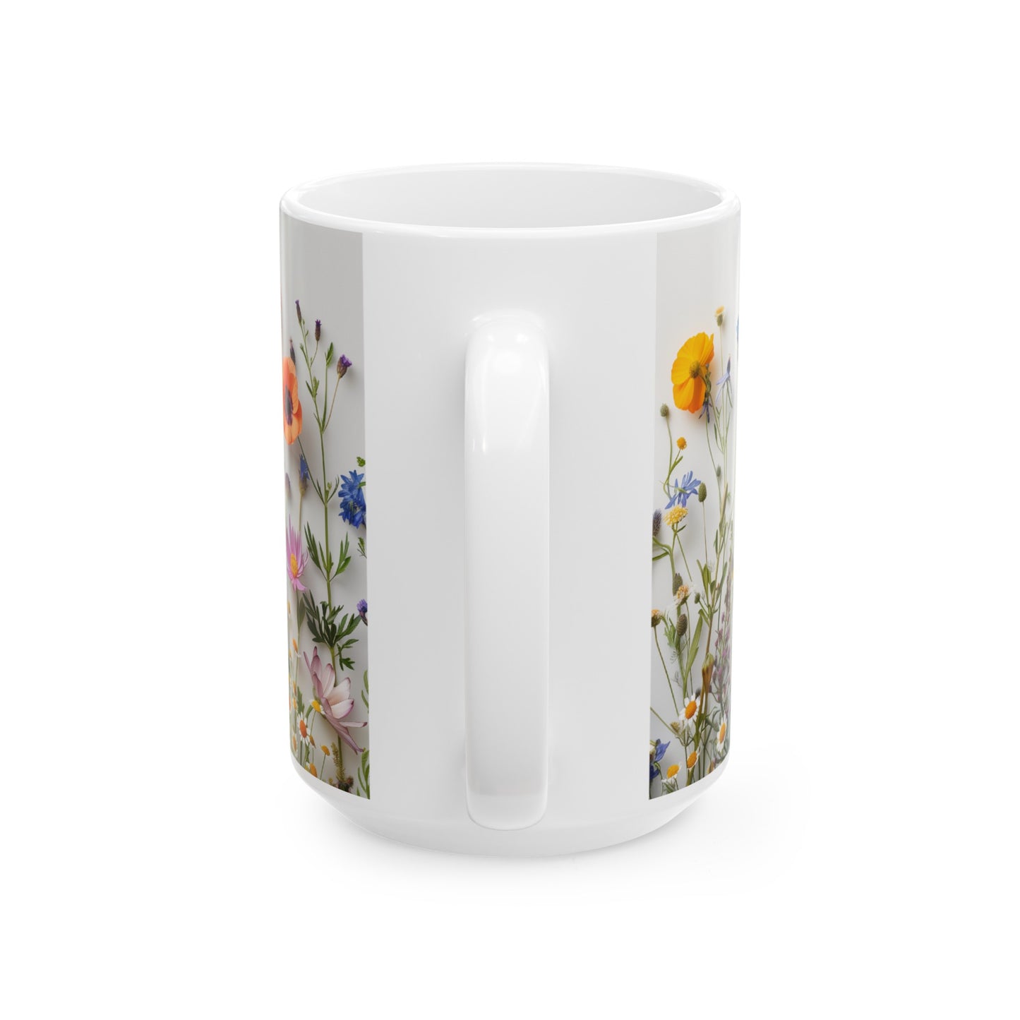 Wild Flowers 1 - Ceramic Mug, (11oz, 15oz)