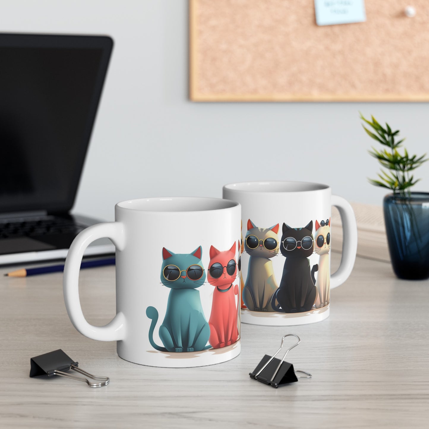 Cats 1 - Ceramic Mug, (11oz, 15oz)