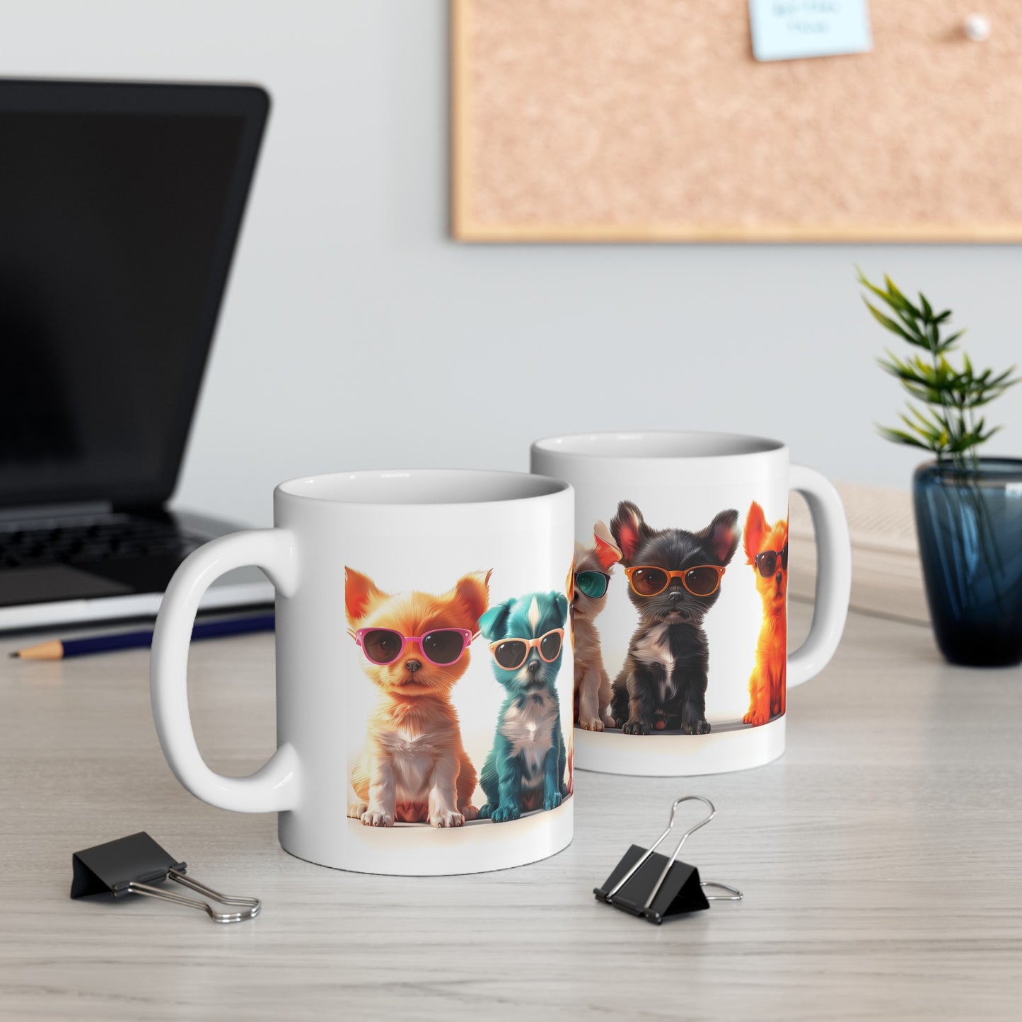 Puppies 1 - Ceramic Mug, (11oz, 15oz)