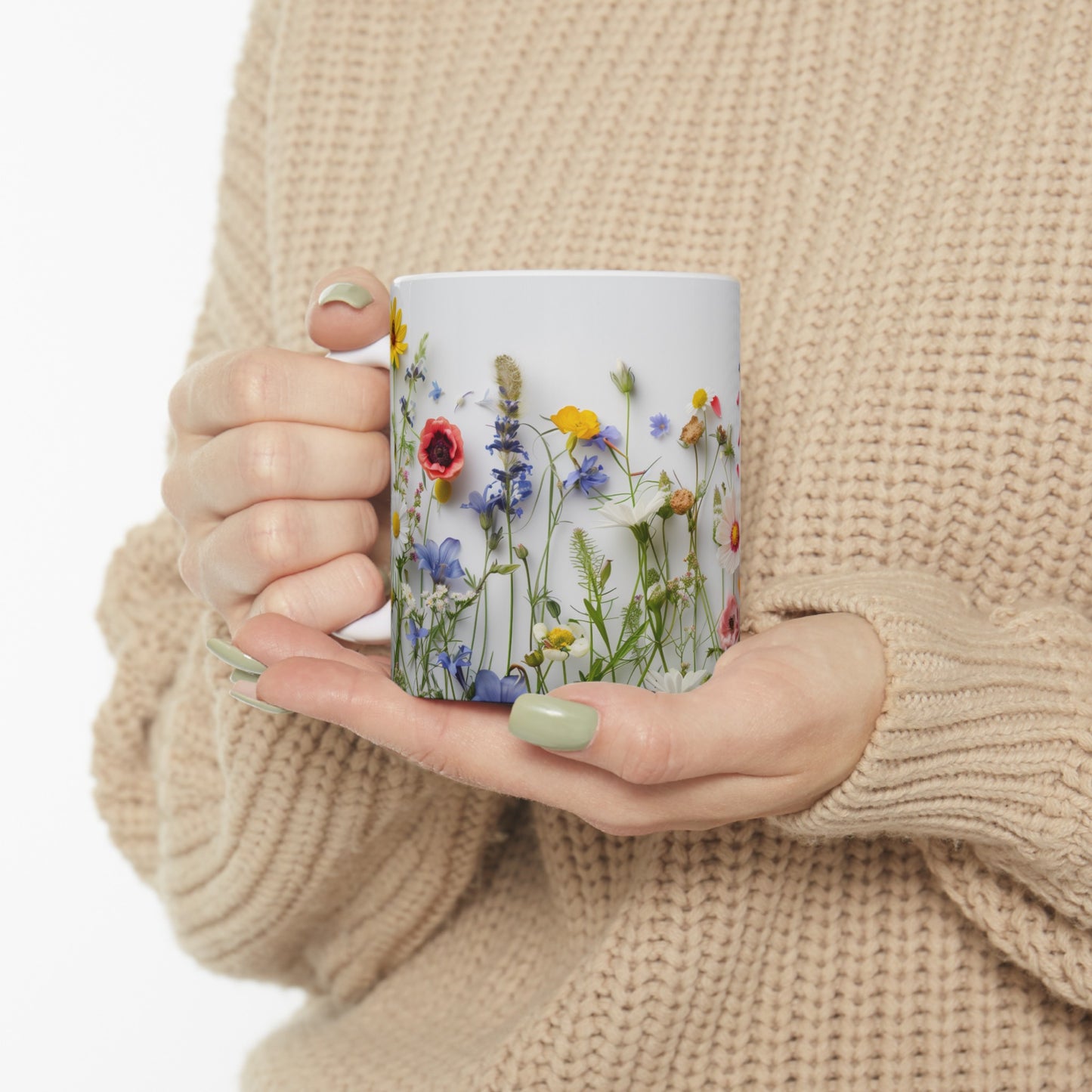 Wild Flowers 3 - Ceramic Mug, (11oz, 15oz)