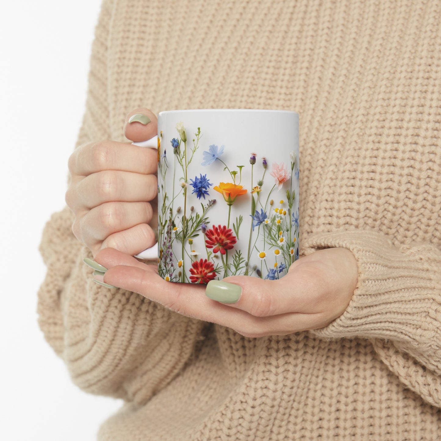 Wild Flowers 1 - Ceramic Mug, (11oz, 15oz)