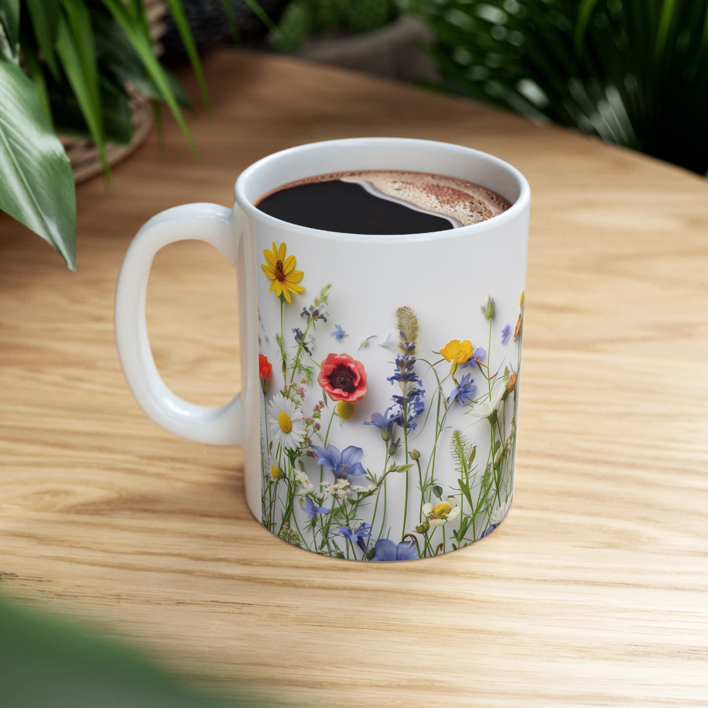 Wild Flowers 3 - Ceramic Mug, (11oz, 15oz)
