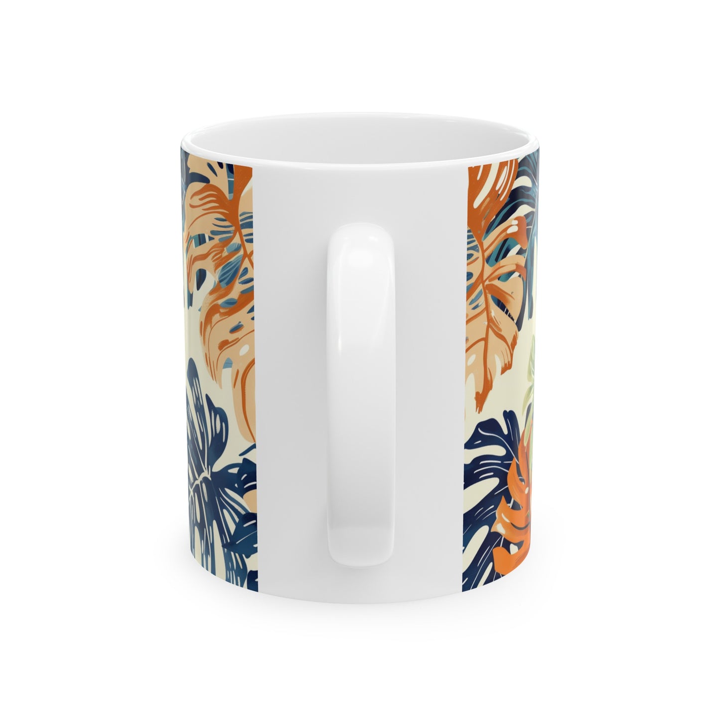 Tropical Leaves 2 - Ceramic Mug, (11oz, 15oz)