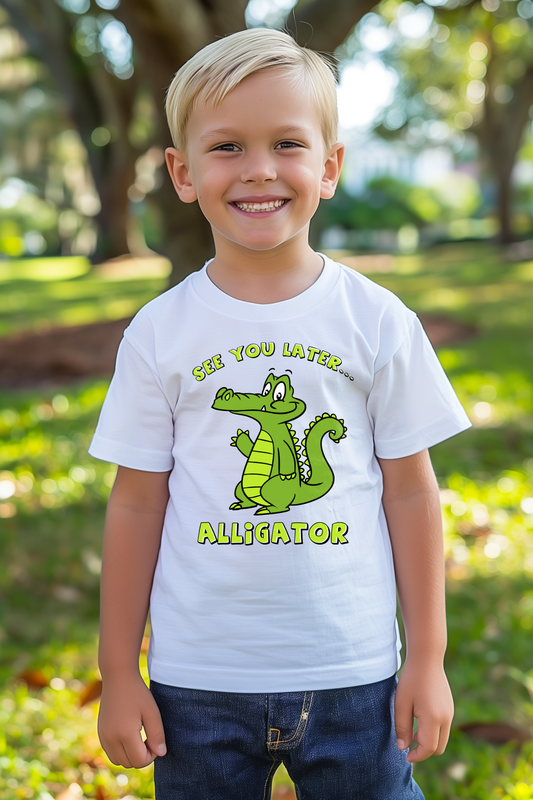 "See You Later Alligator" - Kids Heavy Cotton™ Tee