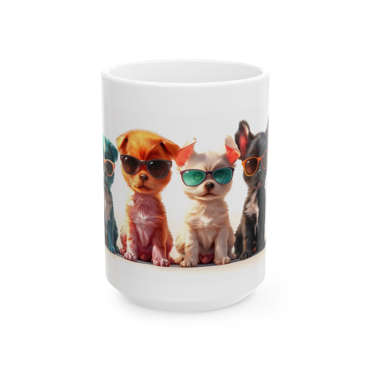 Puppies 1 - Ceramic Mug, (11oz, 15oz)