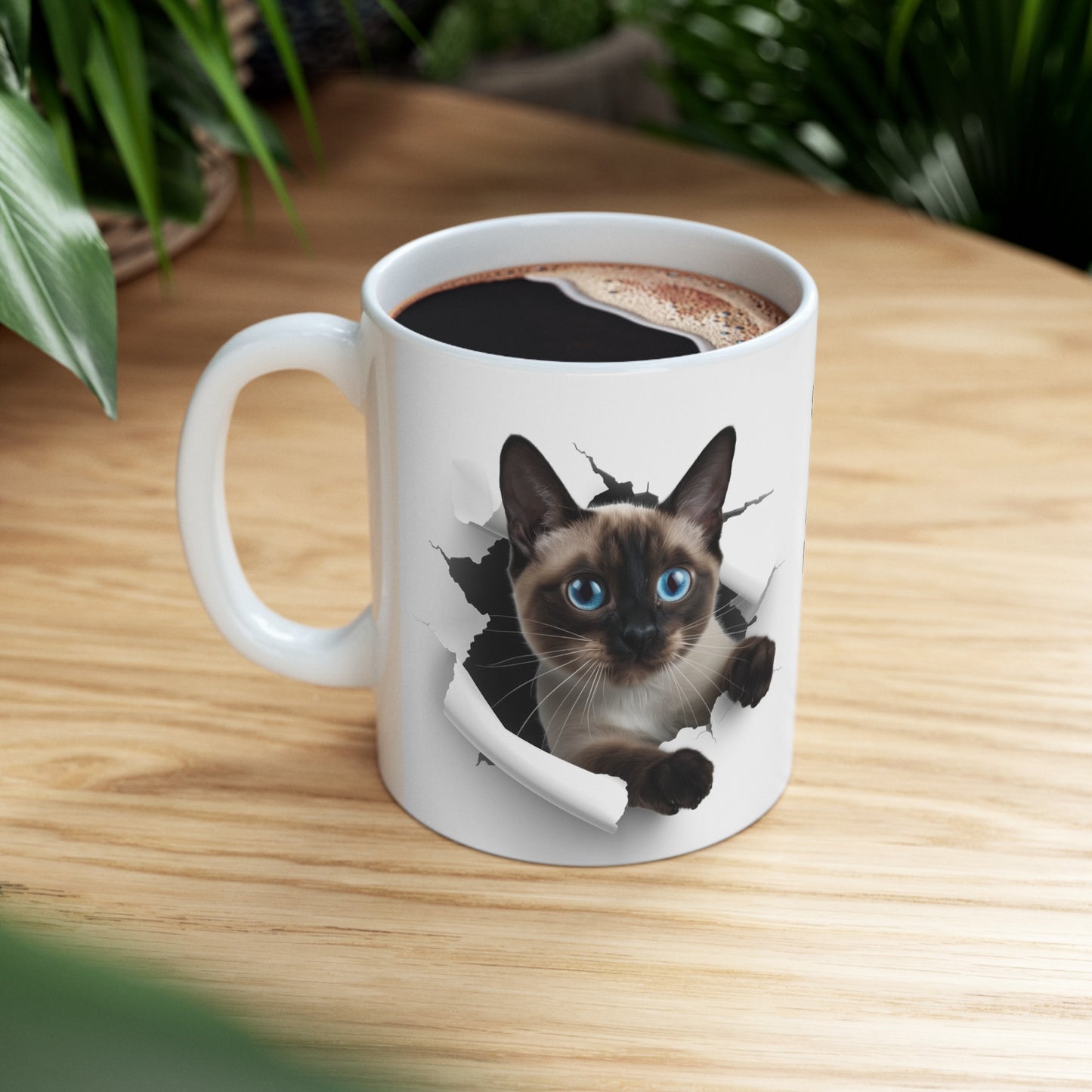 Cats - Siamese - 1 - Ceramic Mug, (11oz, 15oz)