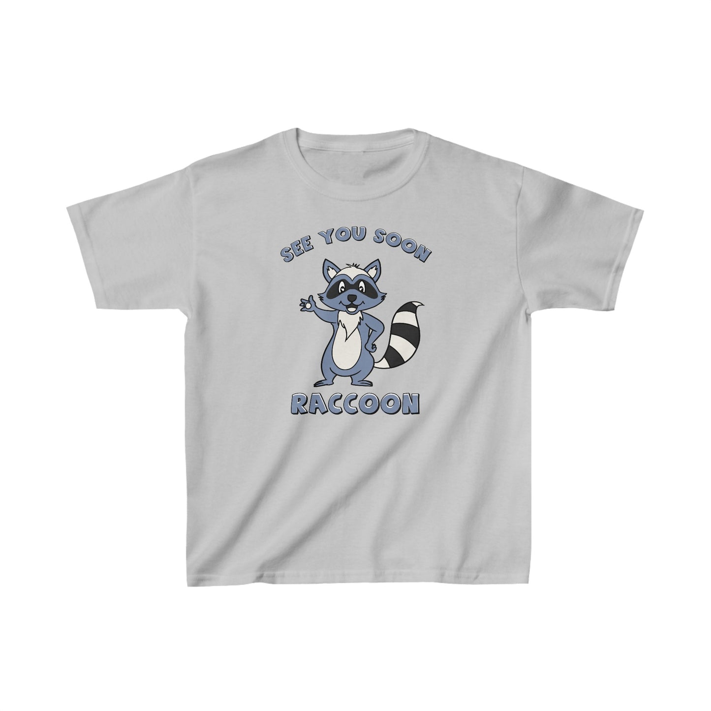 "See You Soon Raccoon" - Kids Heavy Cotton™ Tee