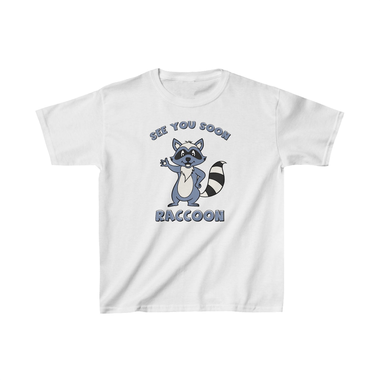 "See You Soon Raccoon" - Kids Heavy Cotton™ Tee