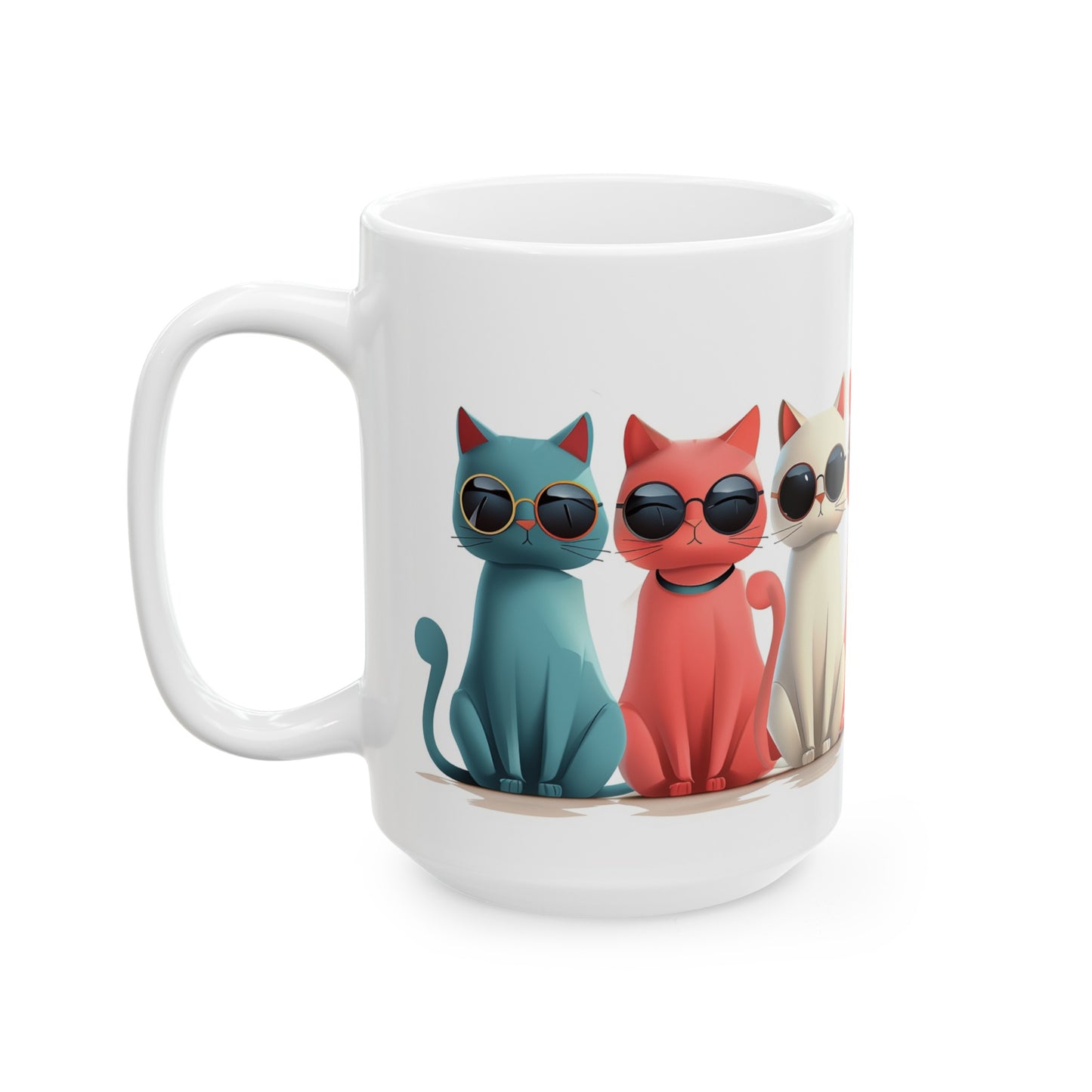 Cats 1 - Ceramic Mug, (11oz, 15oz)