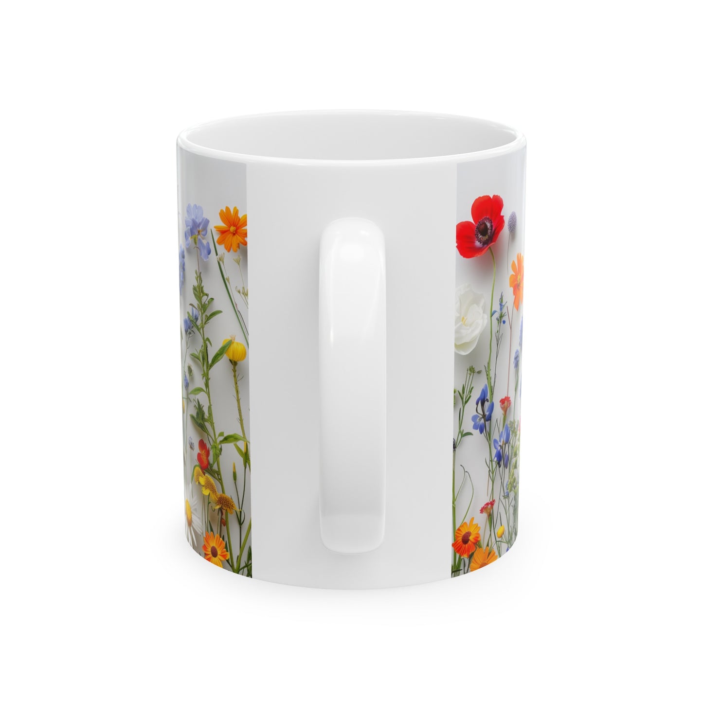 Wild Flowers 2 - Ceramic Mug, (11oz, 15oz)