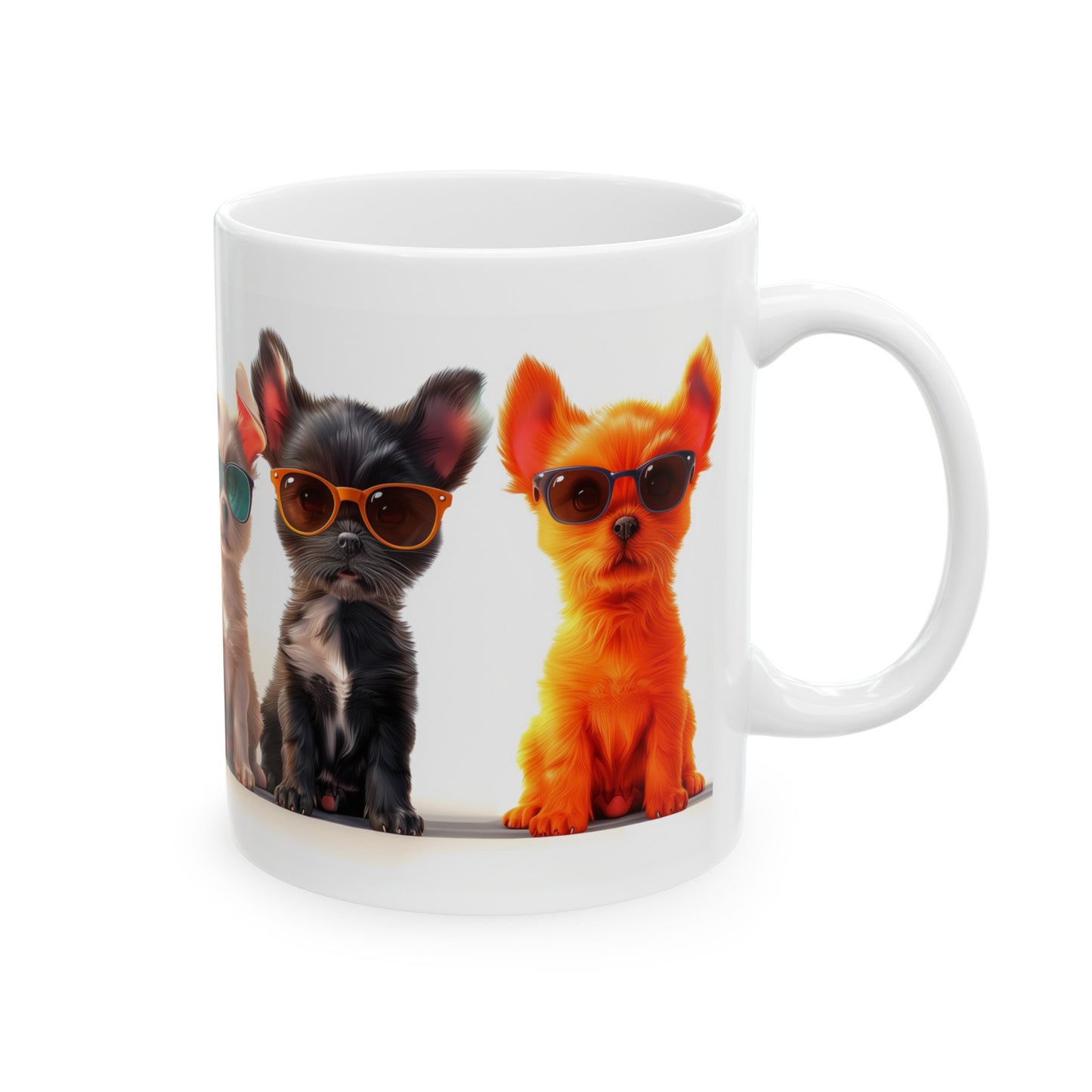 Puppies 1 - Ceramic Mug, (11oz, 15oz)