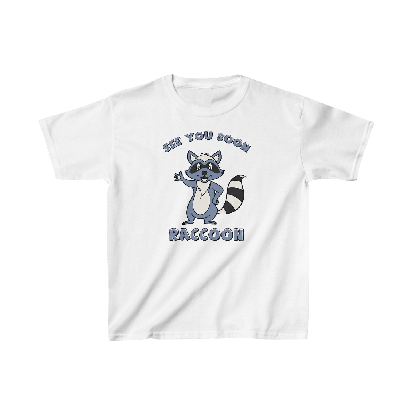 "See You Soon Raccoon" - Kids Heavy Cotton™ Tee