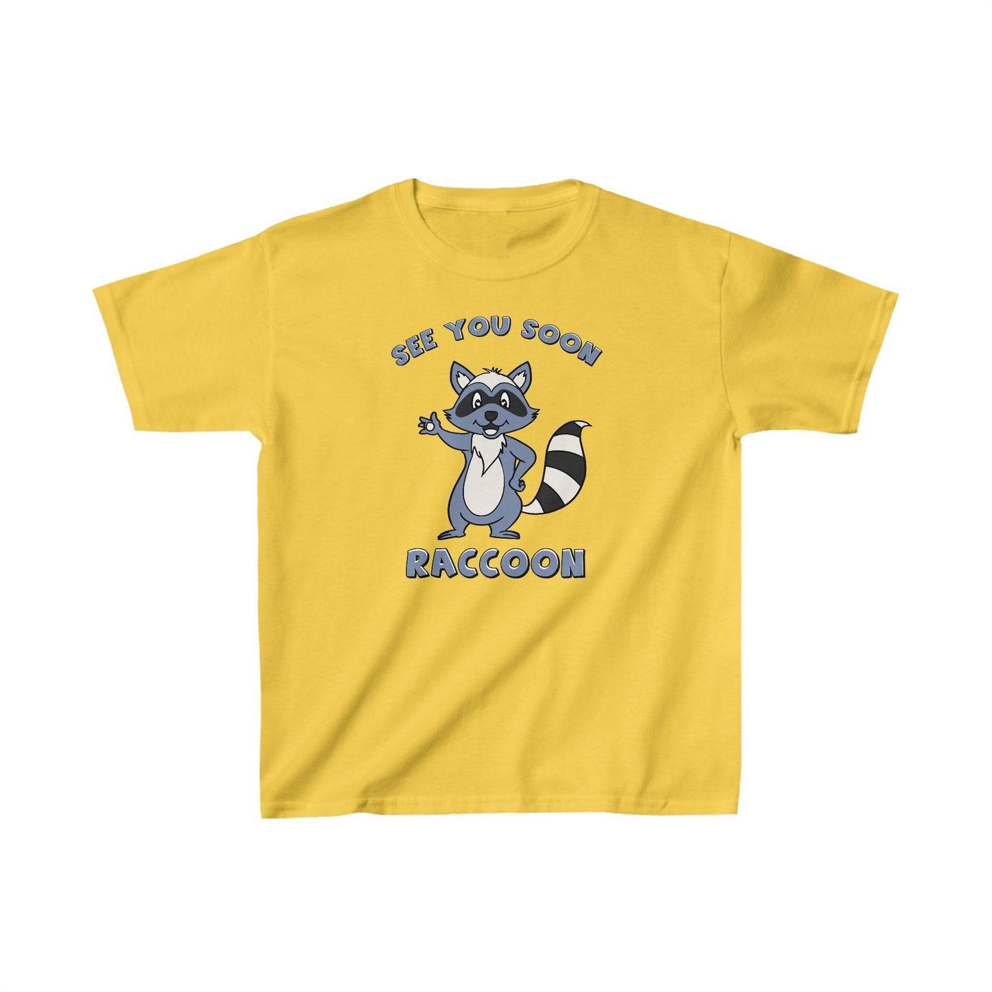 "See You Soon Raccoon" - Kids Heavy Cotton™ Tee