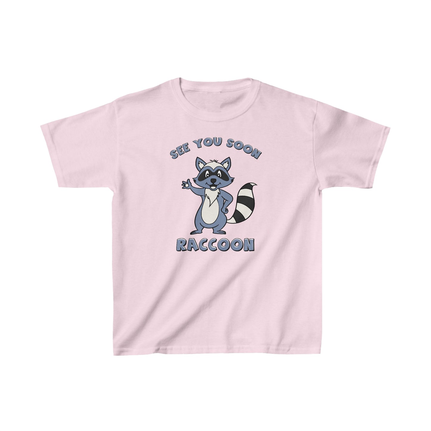 "See You Soon Raccoon" - Kids Heavy Cotton™ Tee