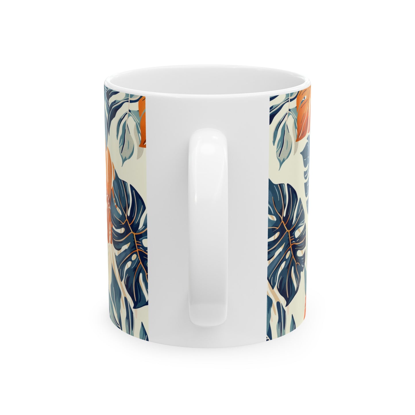 Tropical Leaves 4 - Ceramic Mug, (11oz, 15oz)