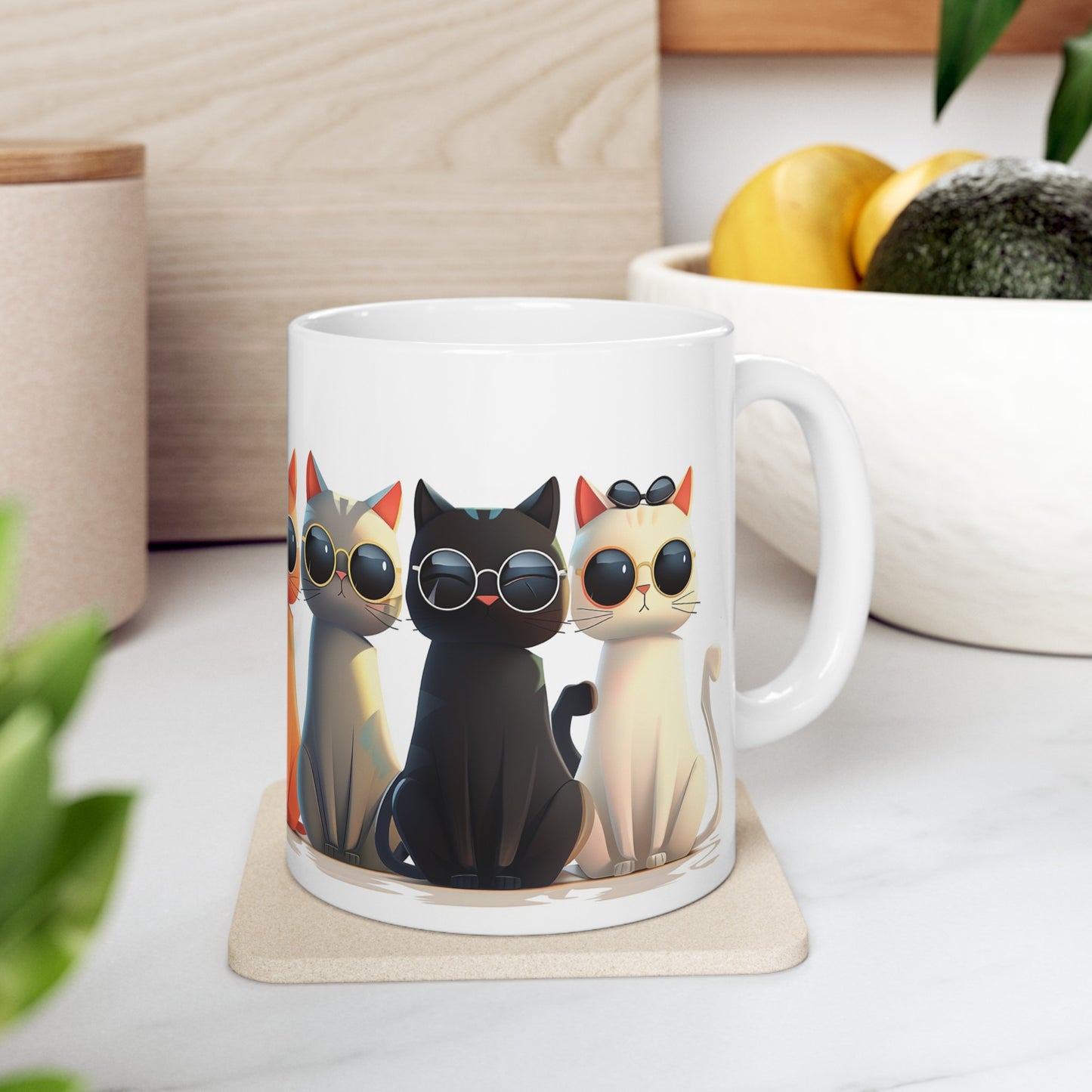 Cats 1 - Ceramic Mug, (11oz, 15oz)