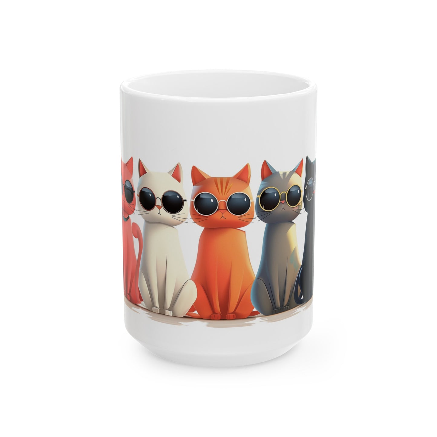 Cats 1 - Ceramic Mug, (11oz, 15oz)