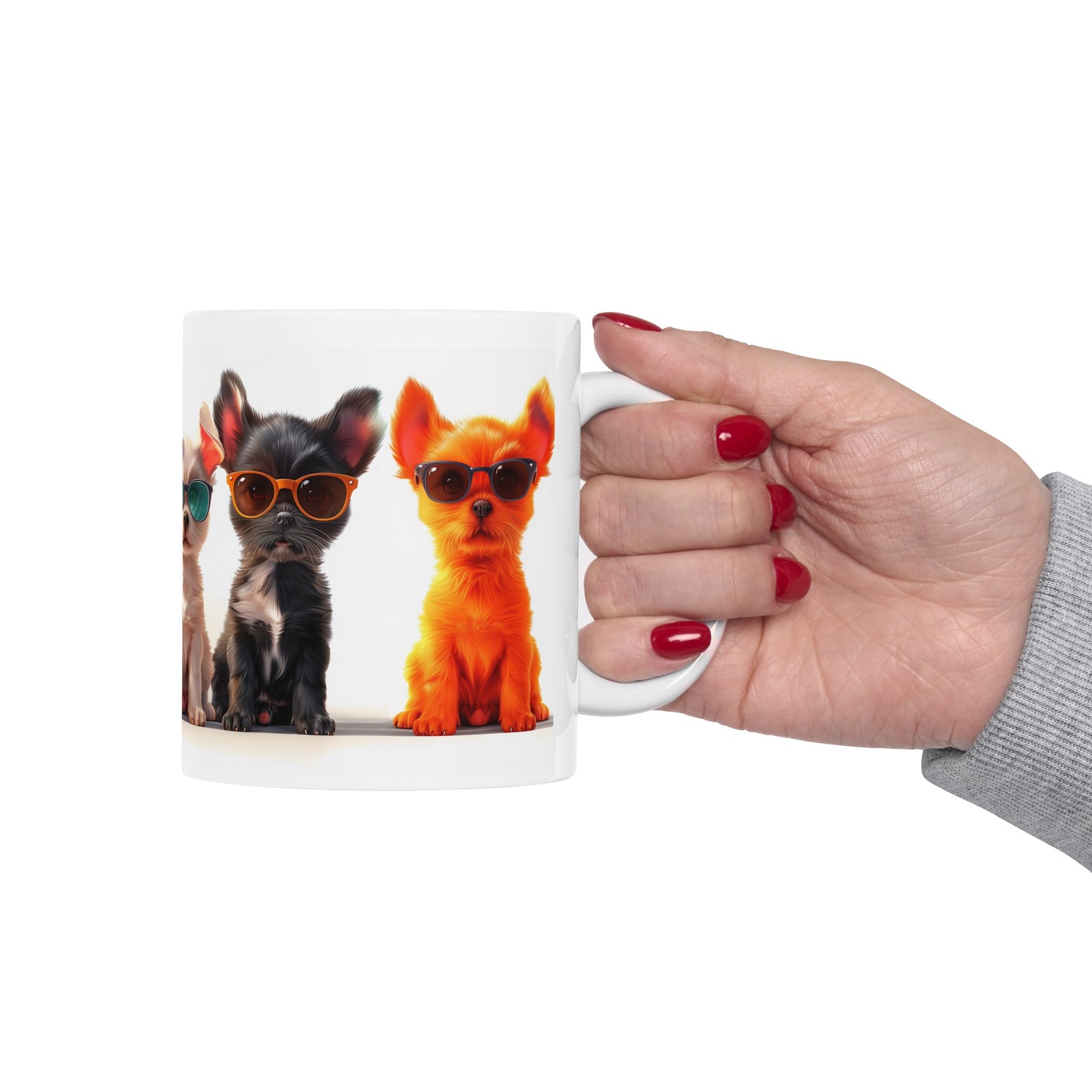 Puppies 1 - Ceramic Mug, (11oz, 15oz)