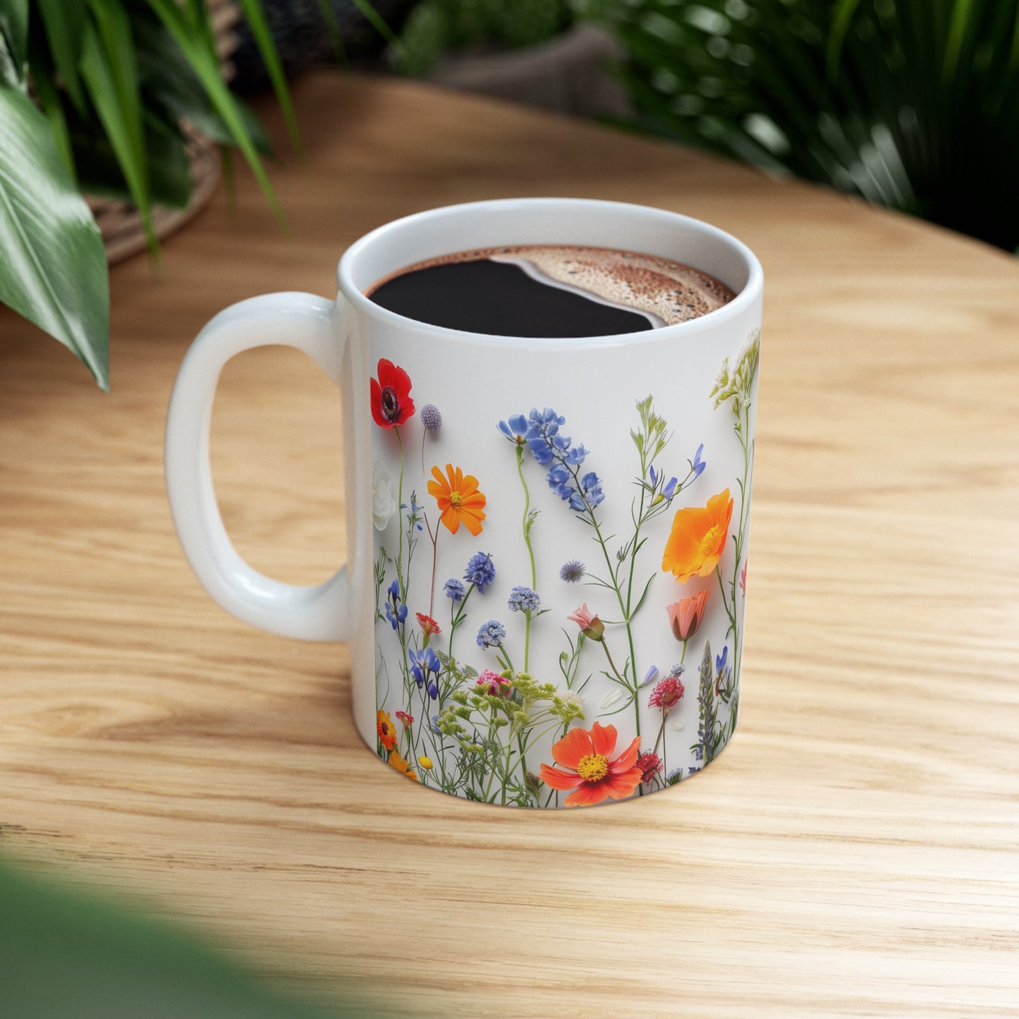 Wild Flowers 2 - Ceramic Mug, (11oz, 15oz)