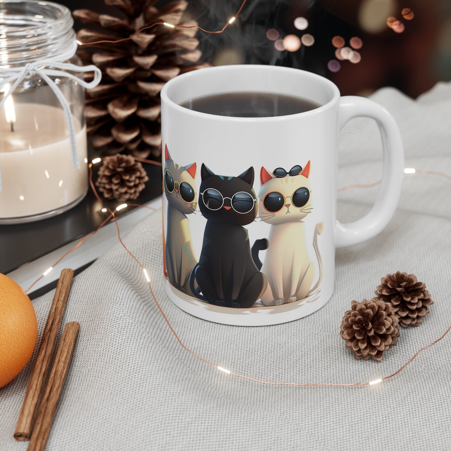 Cats 1 - Ceramic Mug, (11oz, 15oz)