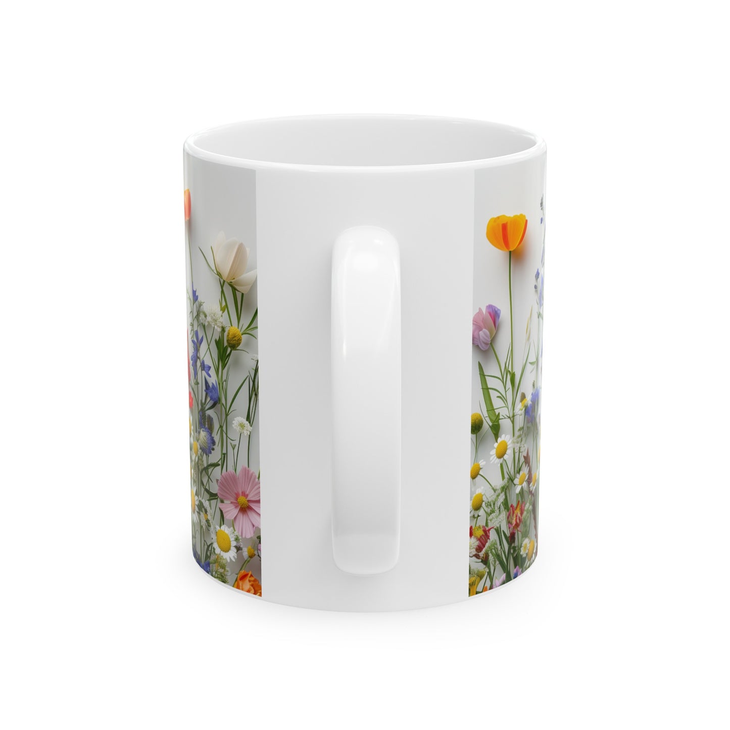 Wild Flowers 4 - Ceramic Mug, (11oz, 15oz)