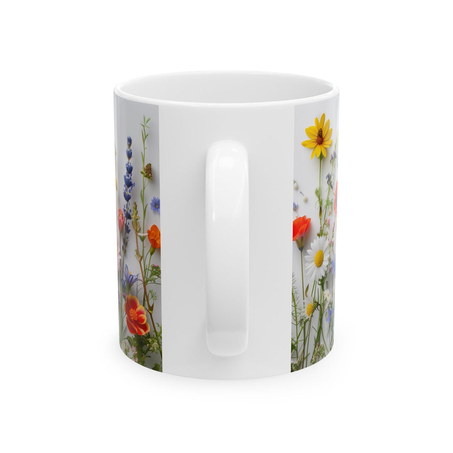 Wild Flowers 3 - Ceramic Mug, (11oz, 15oz)