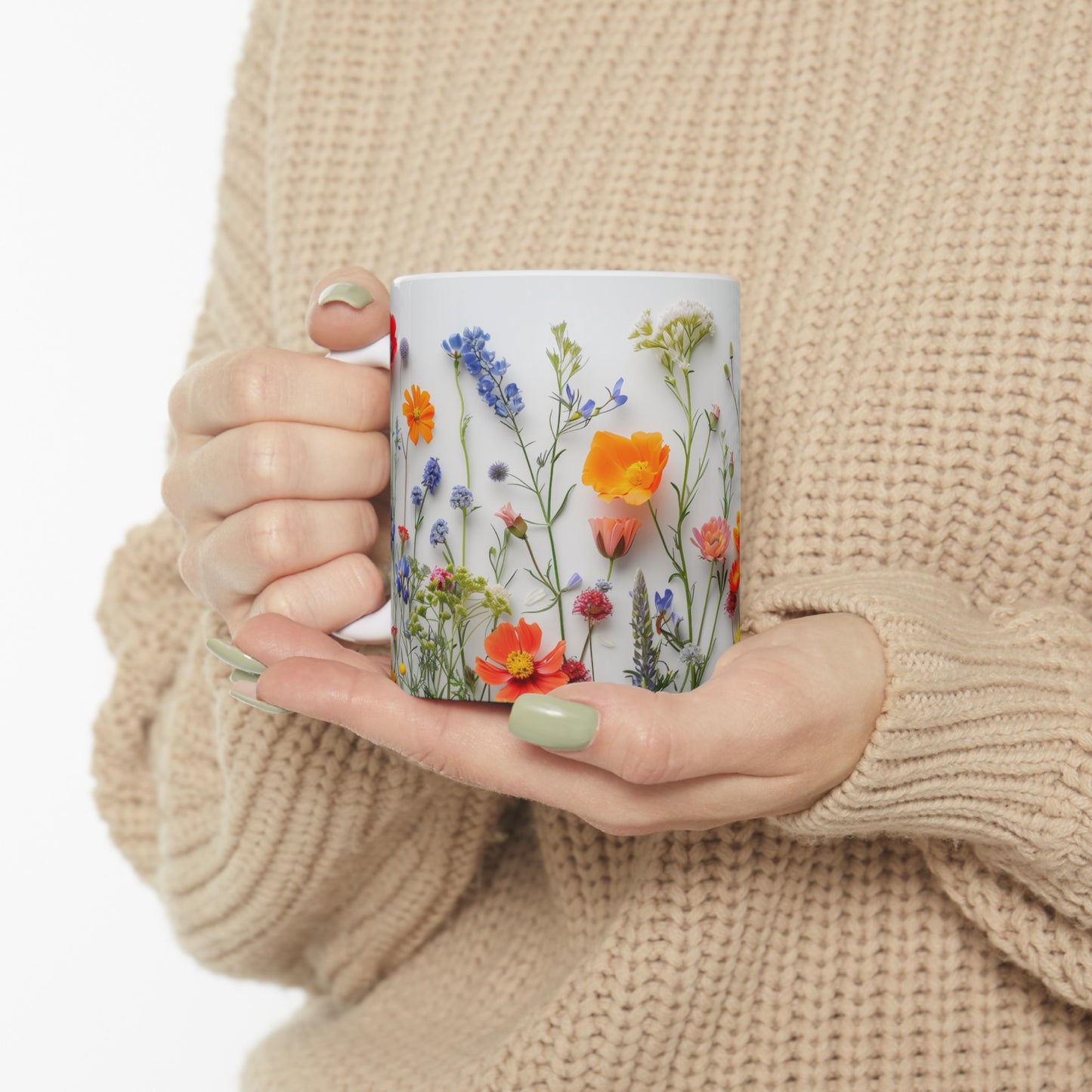 Wild Flowers 2 - Ceramic Mug, (11oz, 15oz)