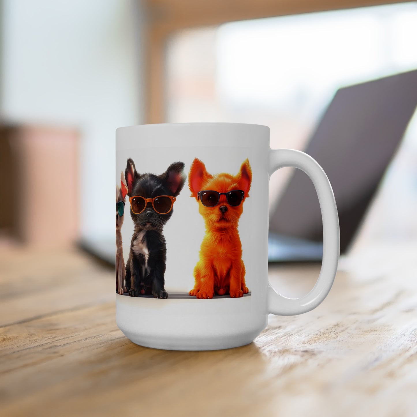 Puppies 1 - Ceramic Mug, (11oz, 15oz)