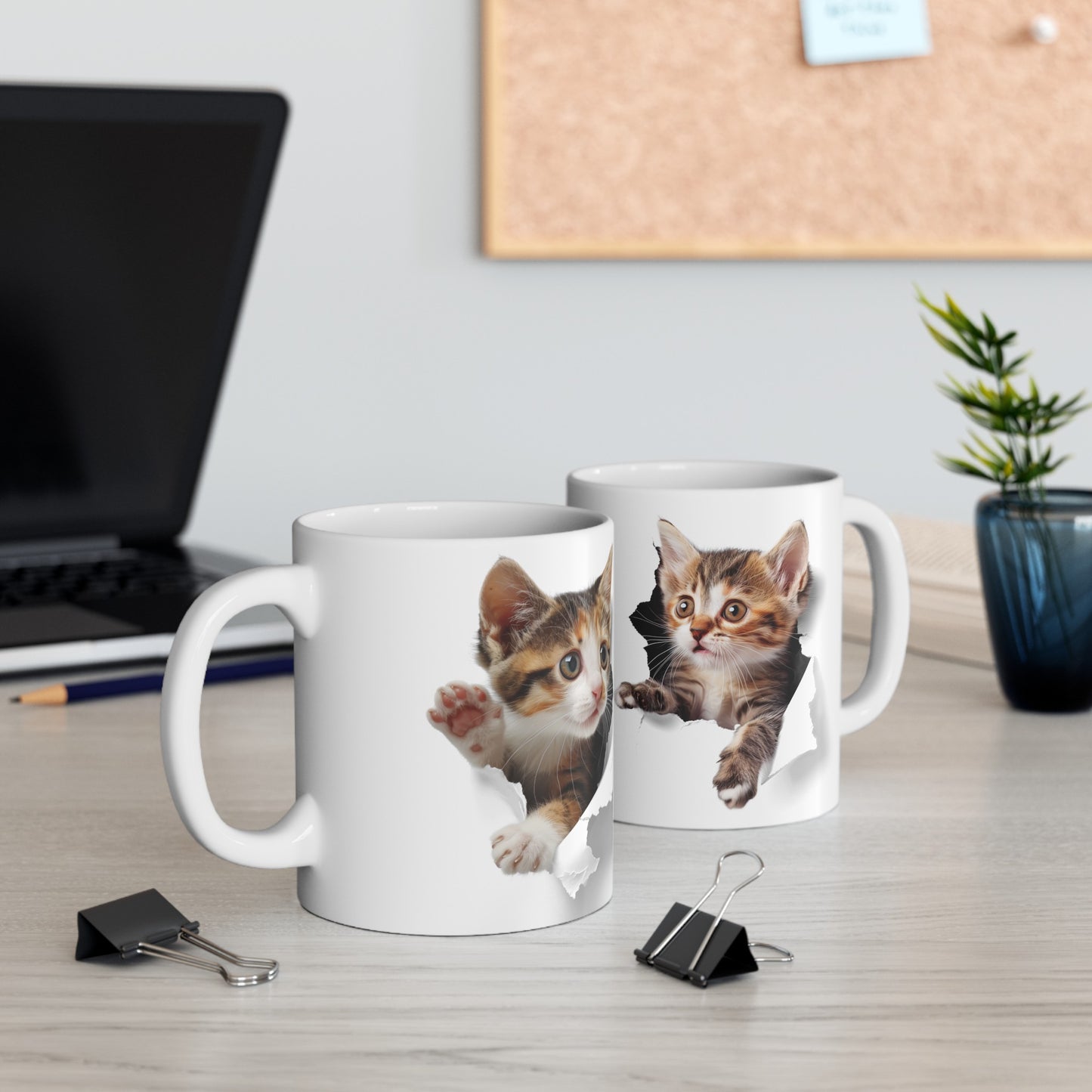 Kittens 1 - Ceramic Mug, (11oz, 15oz)